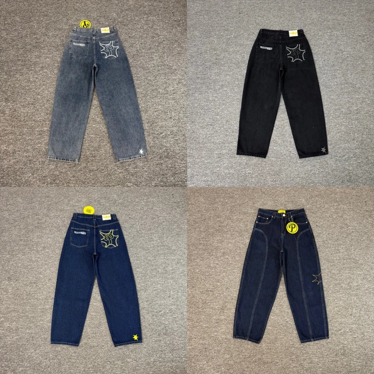 PROTECT Jeans Loose Fit Embroidered Pocket image 1