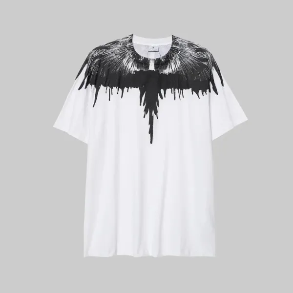 Marcelo Burlon County of Milan Wings Print White T-Shirt - 1