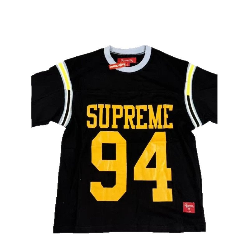 Supreme T-Shirts Mesh number graphic jersey-style T-shirt image 5