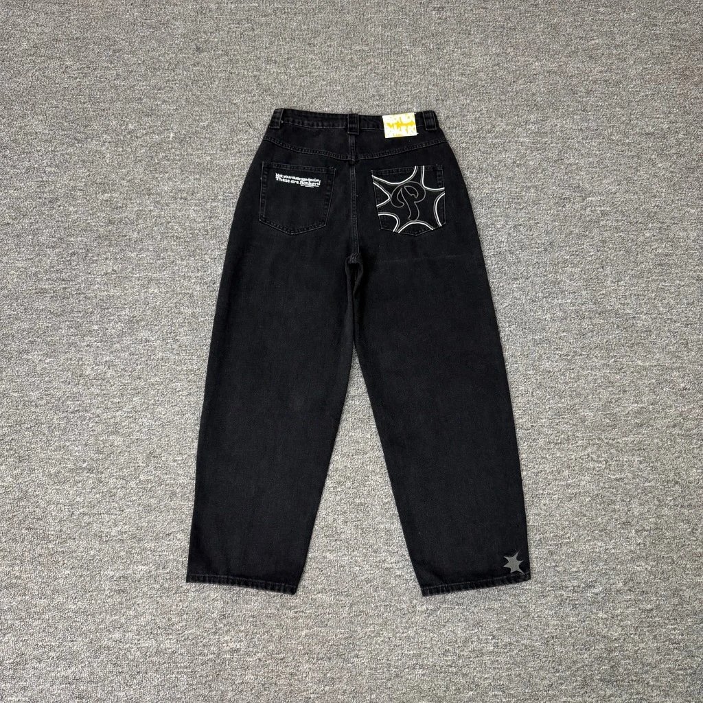 PROTECT Jeans Loose Fit Embroidered Pocket — J004