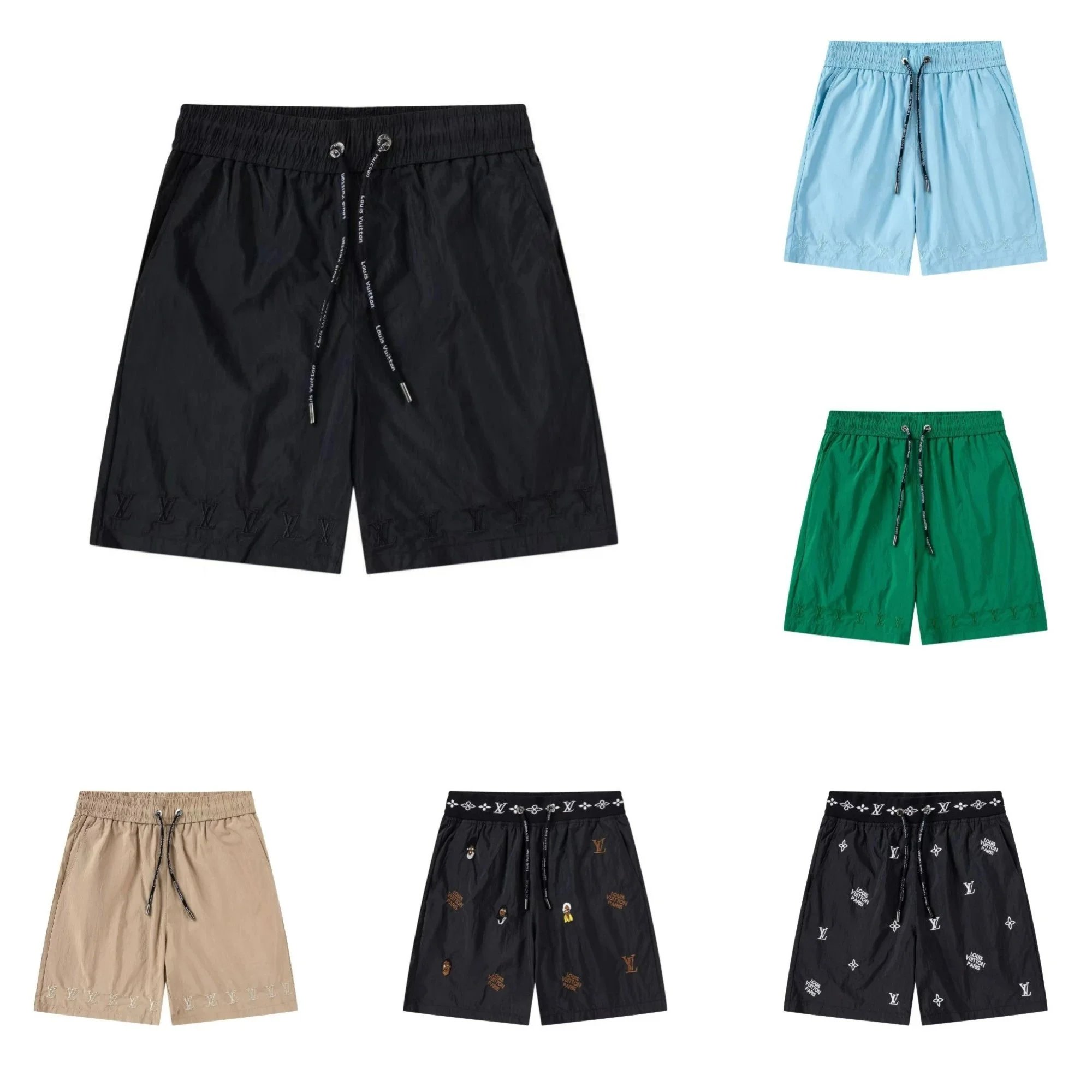 Louis Vuitton Shorts Elastic-Waist Monogram-Hem image 2