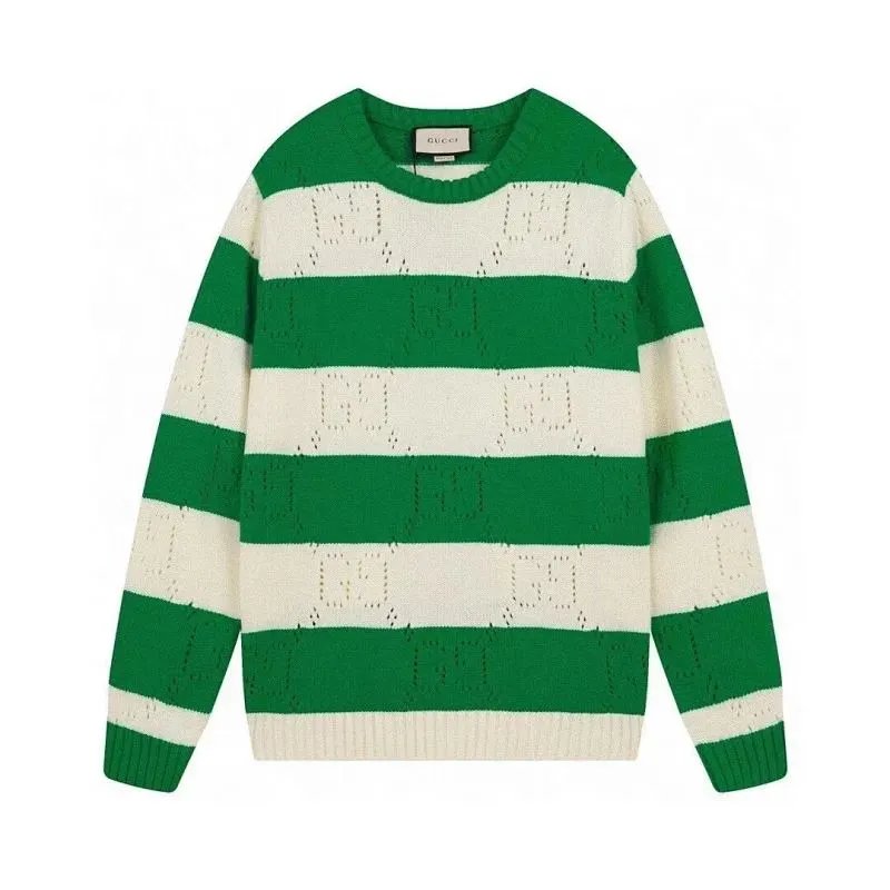 Gucci GG Monogram Knit Zip-Up Sweater - 26