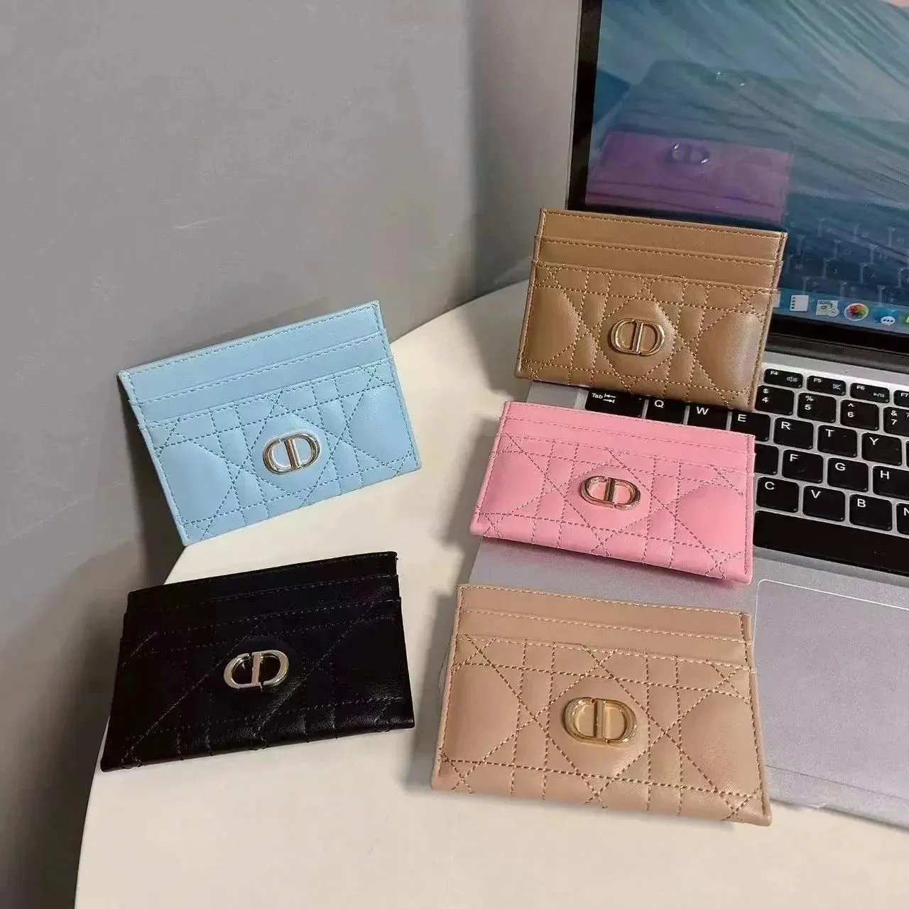 Dior Diorama Card Holder Pink Wallet - 9