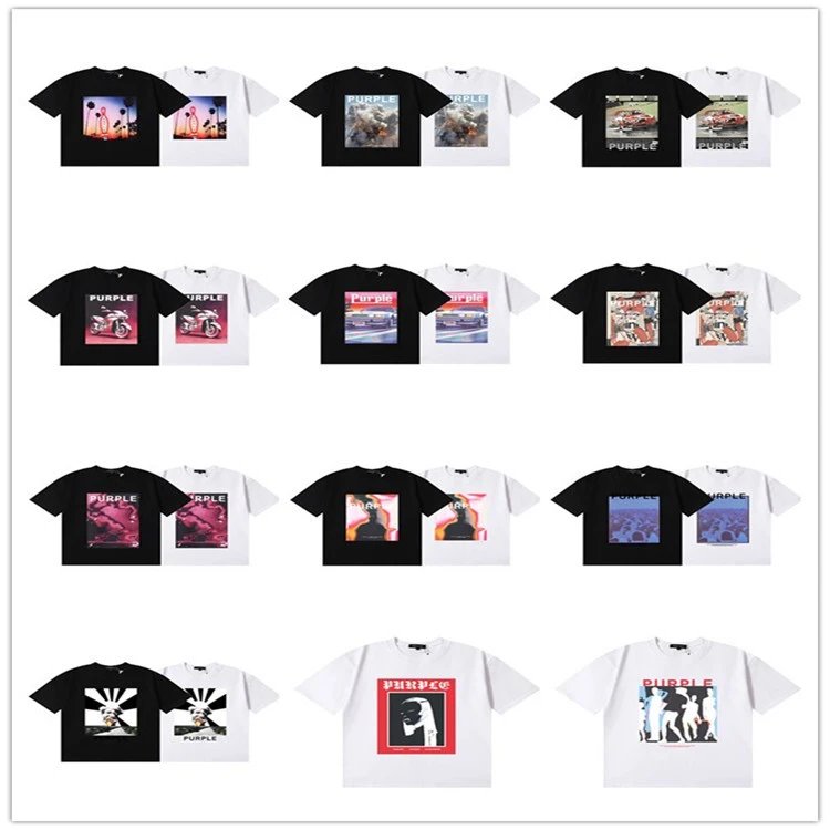 Purple Brand All Chrome T-Shir