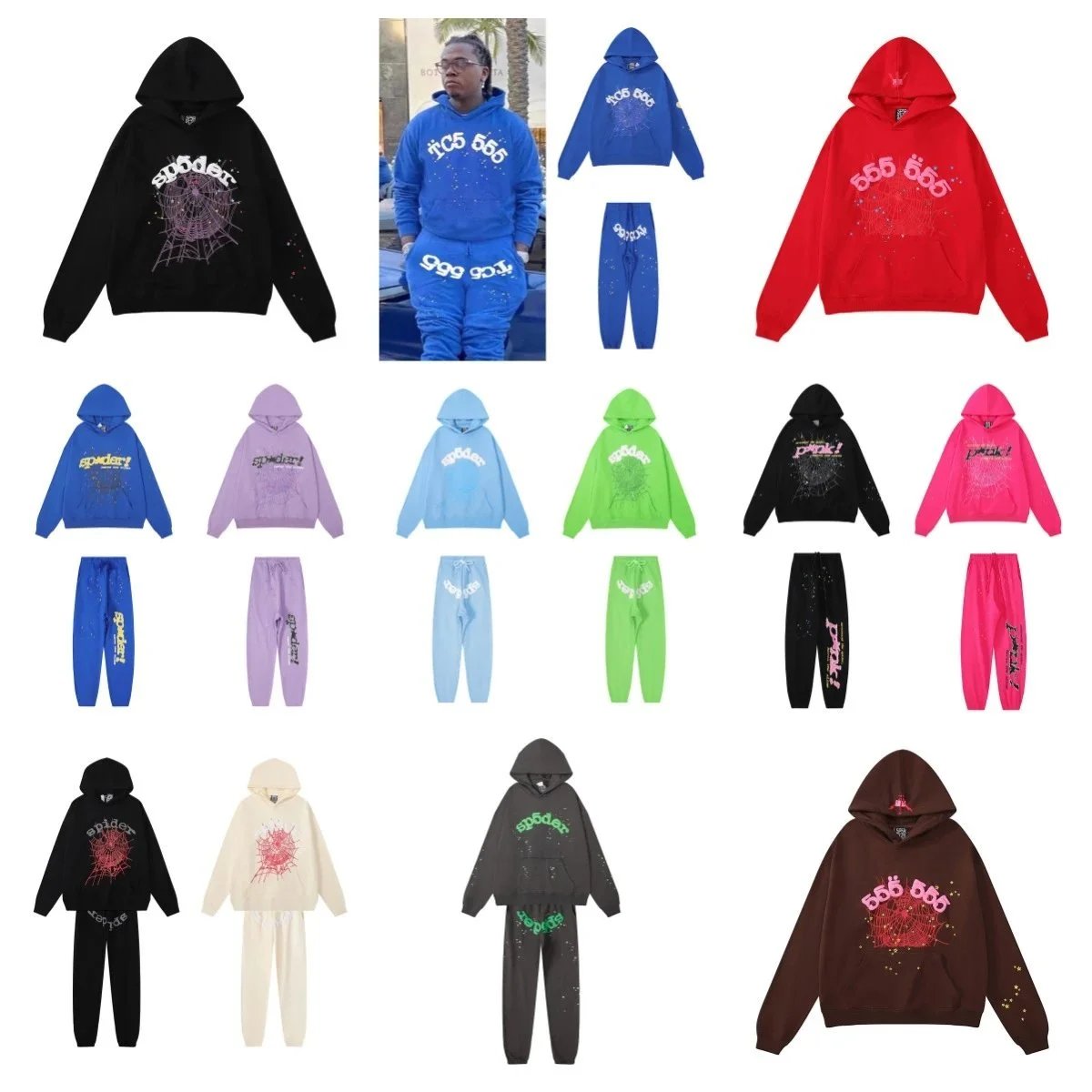 Spider 666 Hoodie & Jogger Set