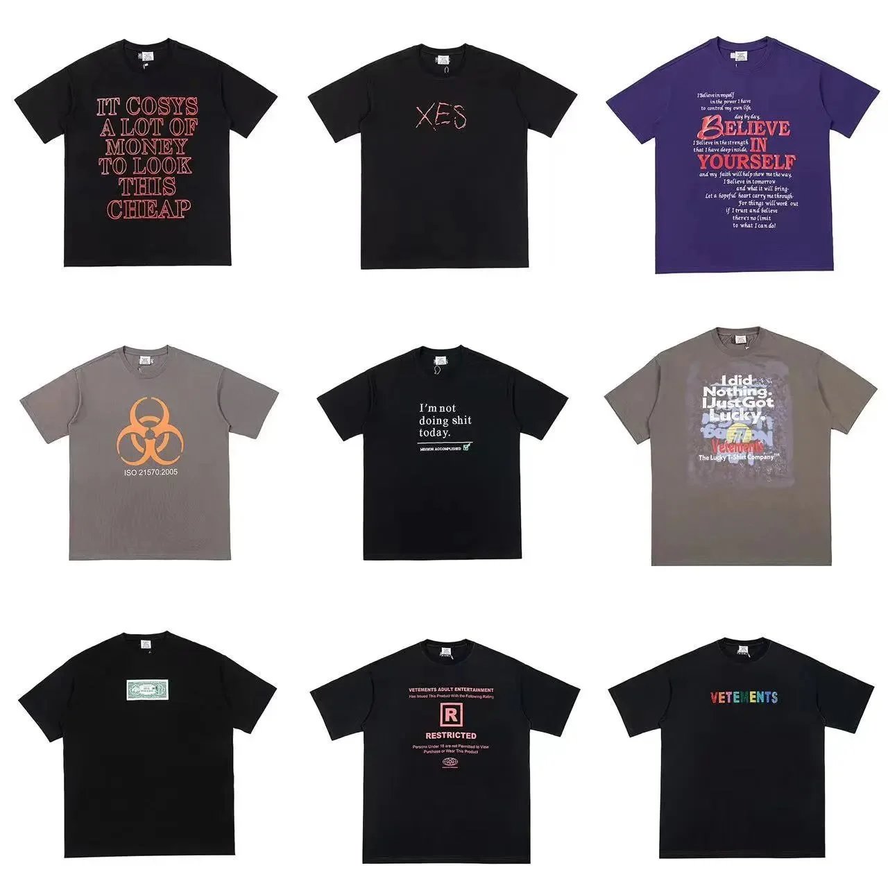 Vetements Graphic T-Shirts [40