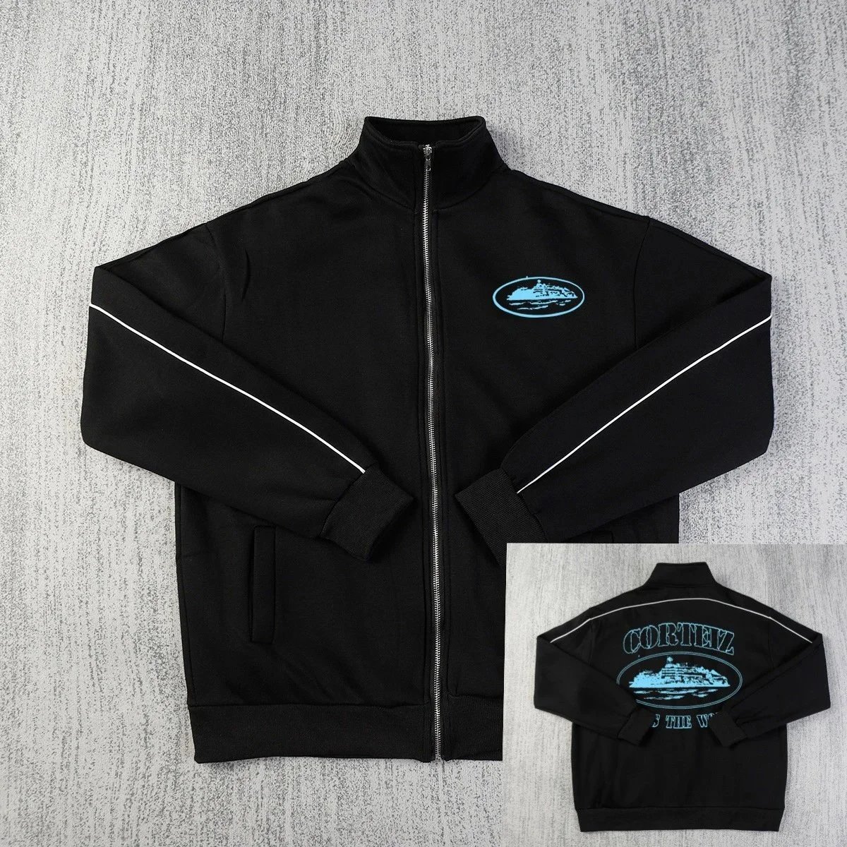 8102 Black Light Blue [Hoodie]