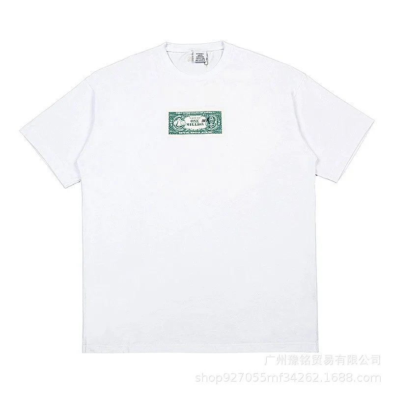VETEMENTS T-Shirts Graphic Slogan T-Shirt — 2305 White