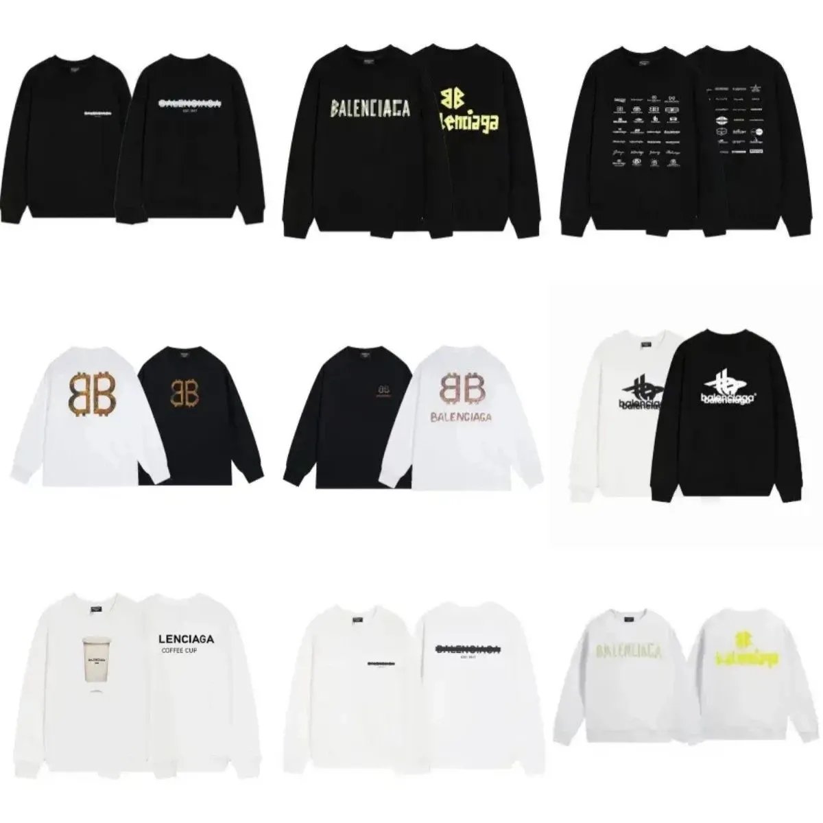 Balenciaga BB Logo Sweatshirts