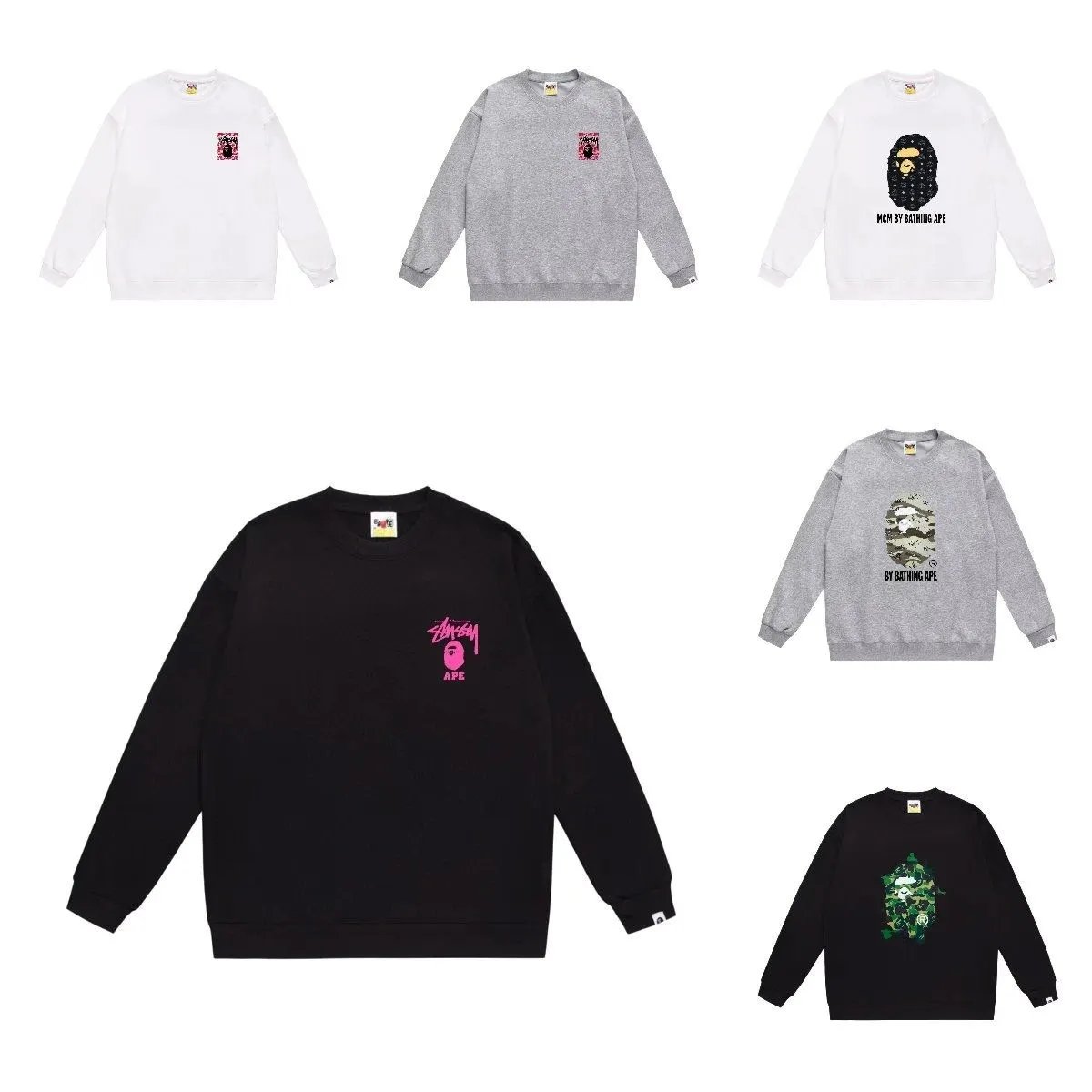 Stussy Ape Crewneck Sweatshirt