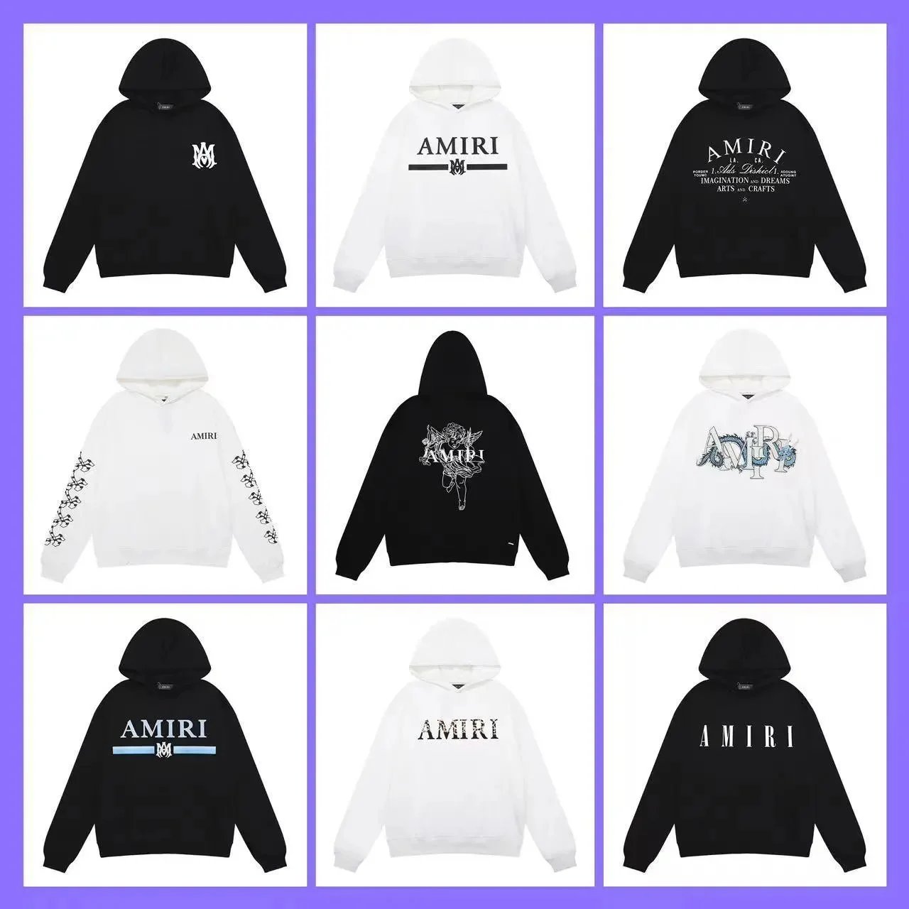 AMIRI Hoodies [40 styles]