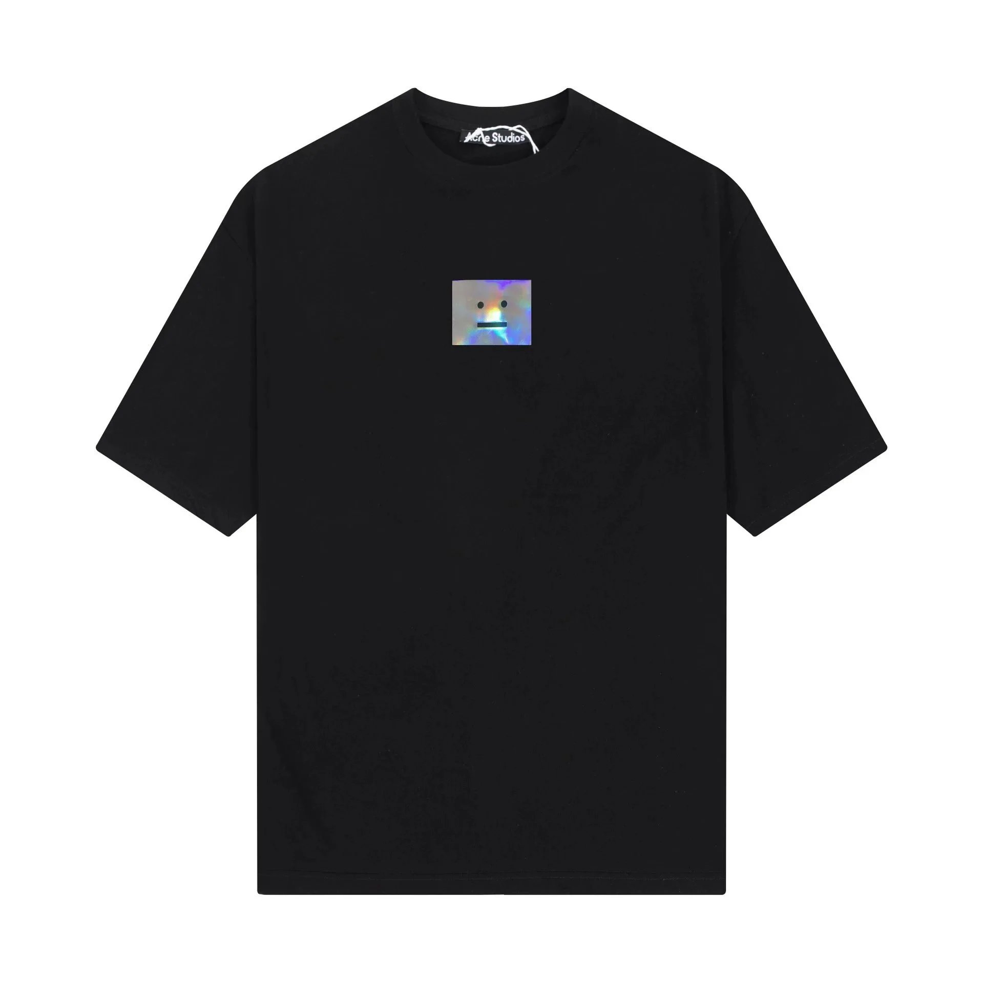Acne Studios T-Shirts Crewneck Logo T-Shirt — Reflective