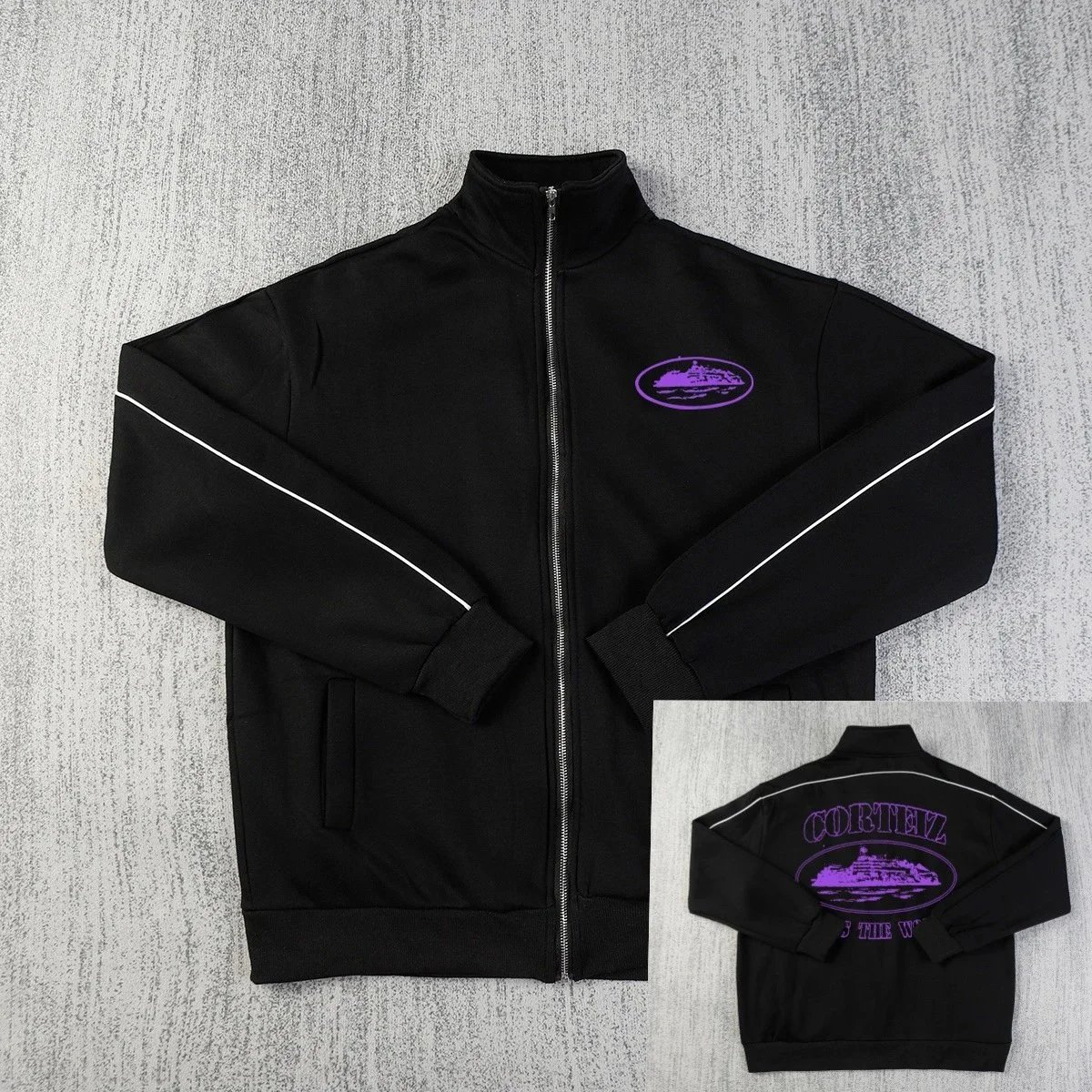 8102 Black-Purple [Hoodie]