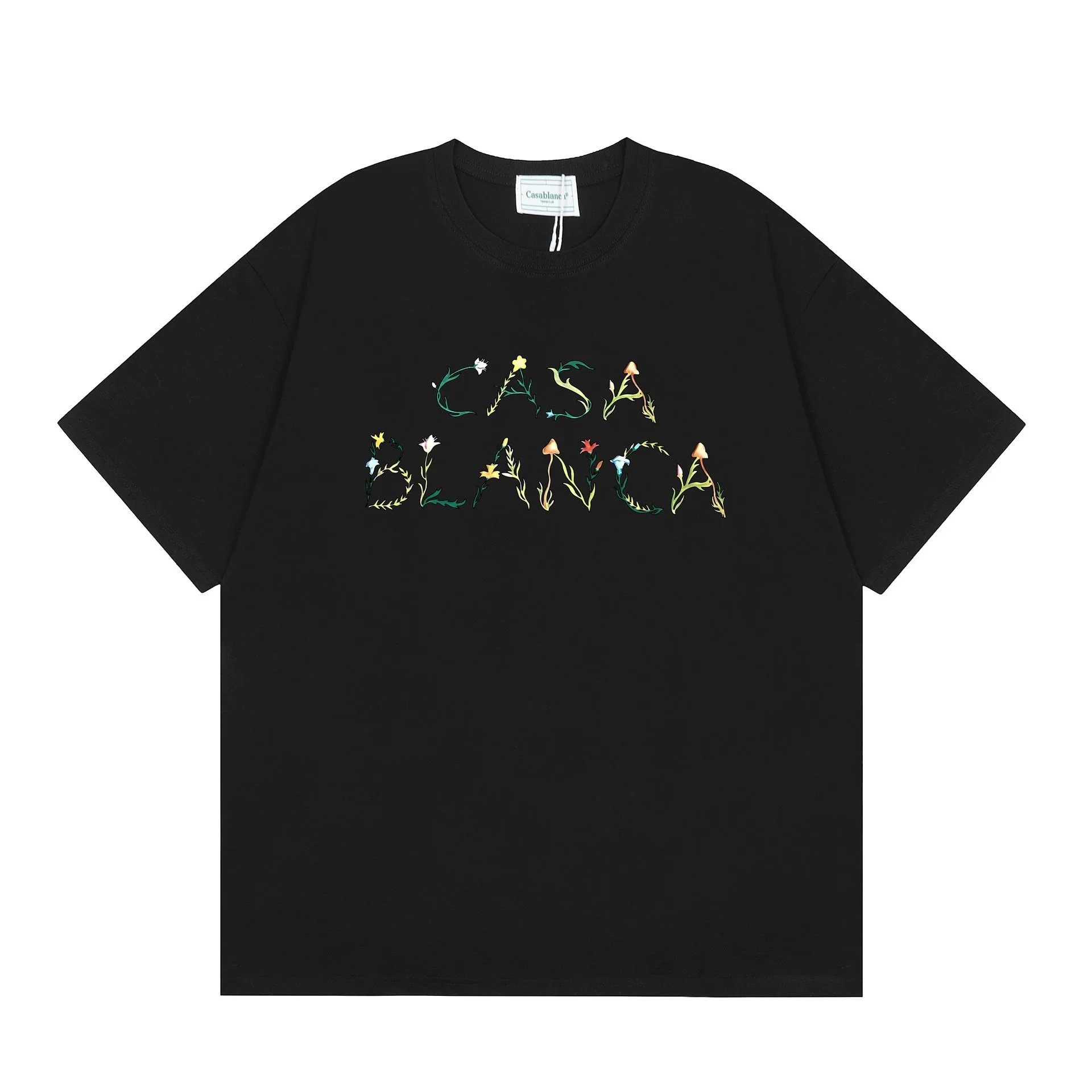 Casablanca T-Shirts Casa Sport Graphic — C35 Black