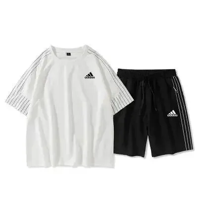 Adidas Originals Three-Stripe Set White/Black Casual Set - 1