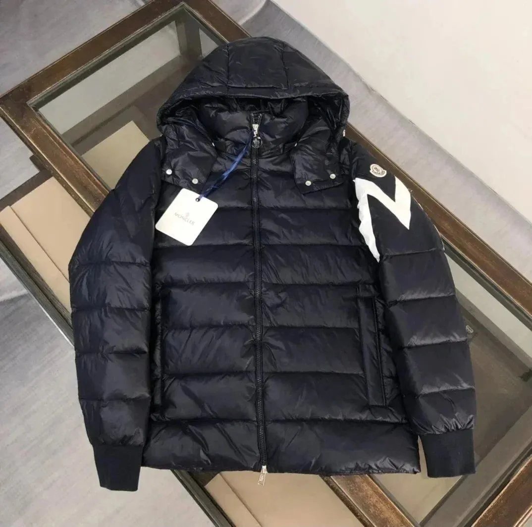 Moncler Black Hooded Puffer Ja