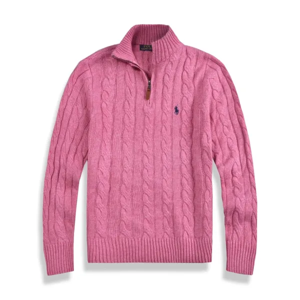 Polo Ralph Lauren Cable Knit Sweater Red - 5