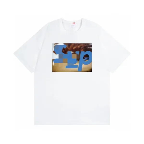 Supreme x Unknown Artist Collage Print White T-Shirt - 1