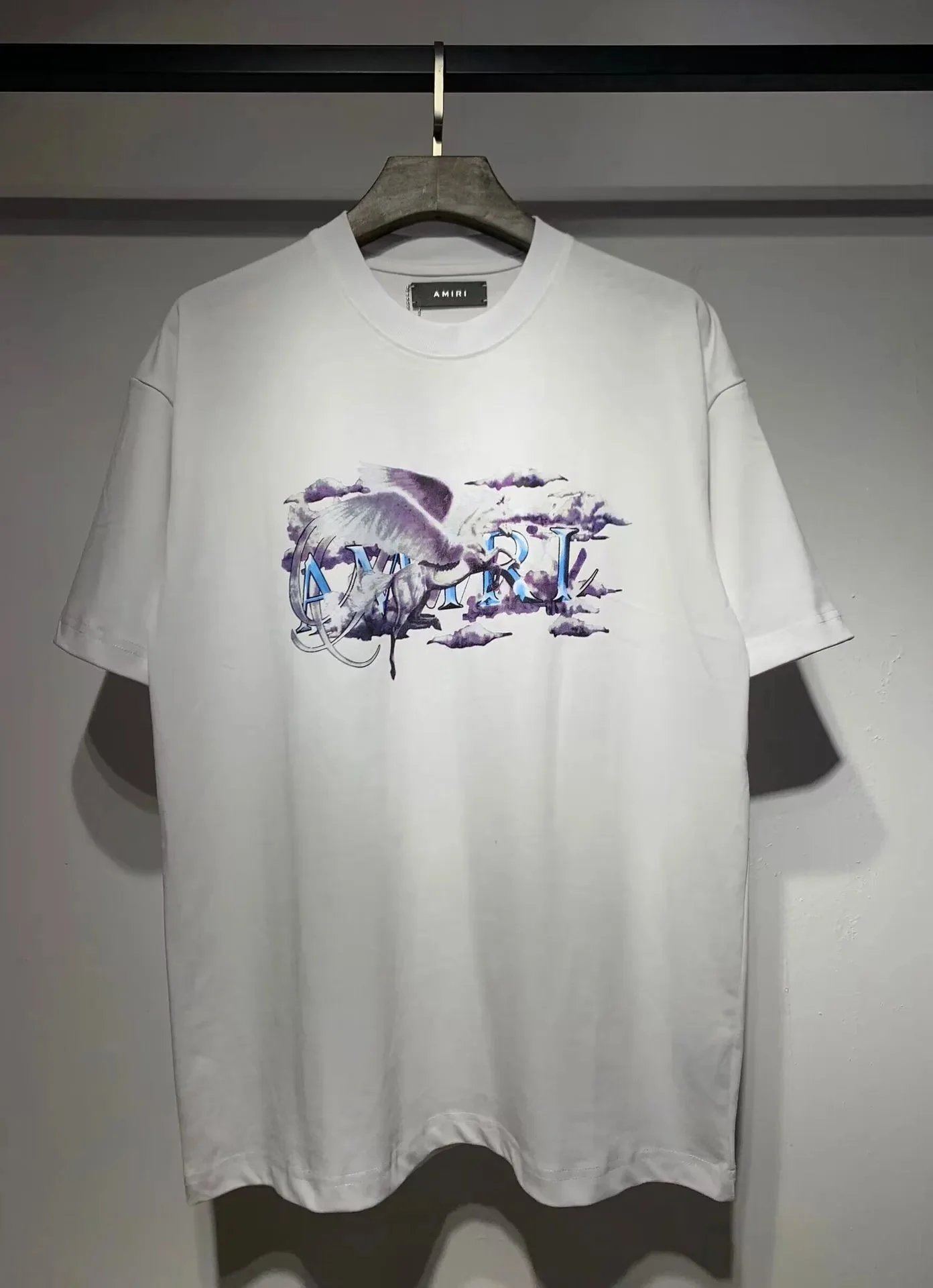 AMIRI T-Shirts Sword Graphic T-Shirt — 660 white