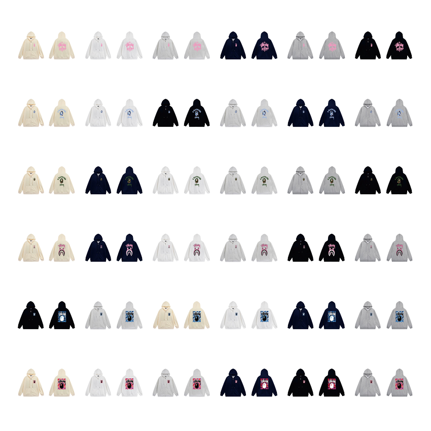 BAPE Hoodies [36 styles]