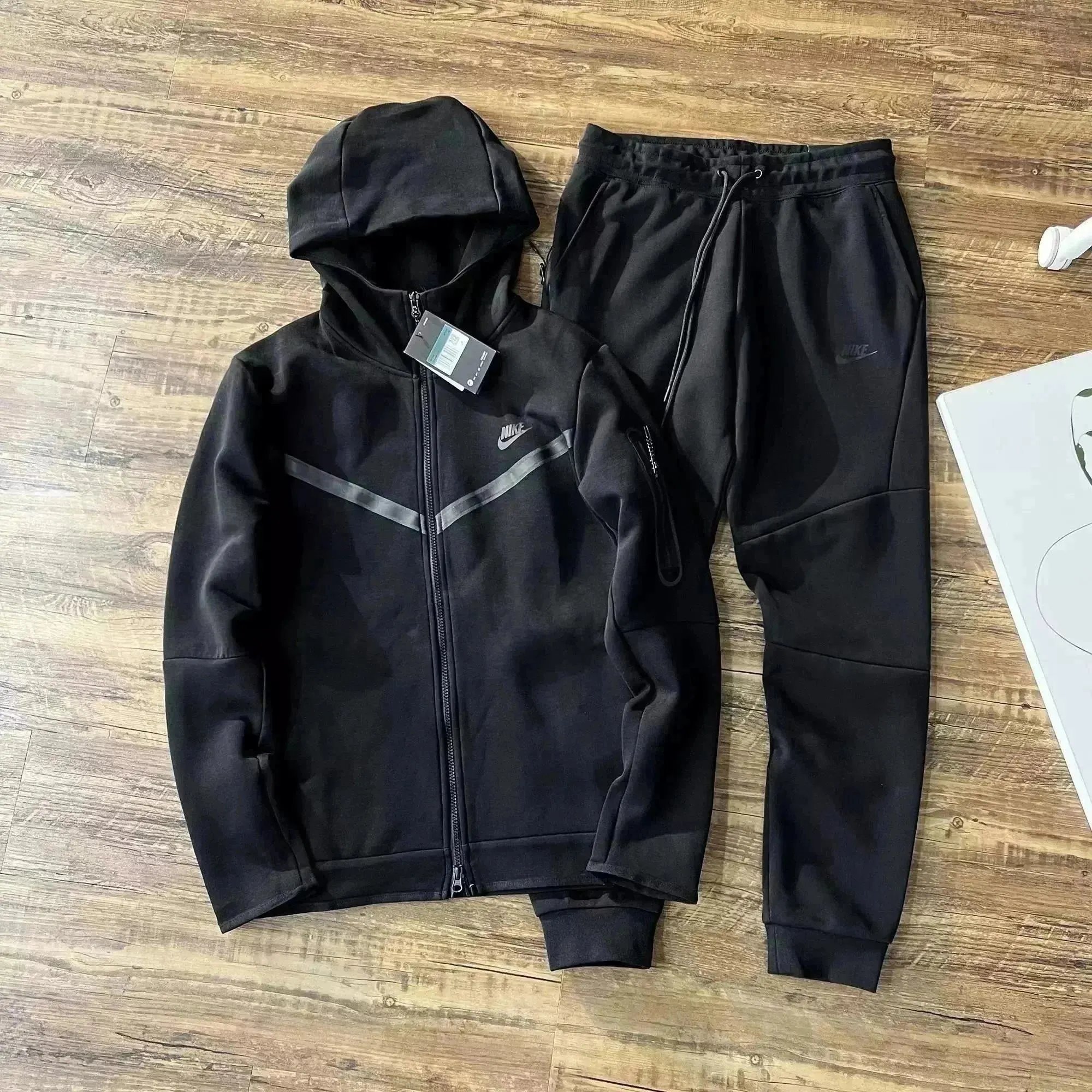Nike Tech Fleece Full-Zip Hoodie and Joggers Tracksuit - 30