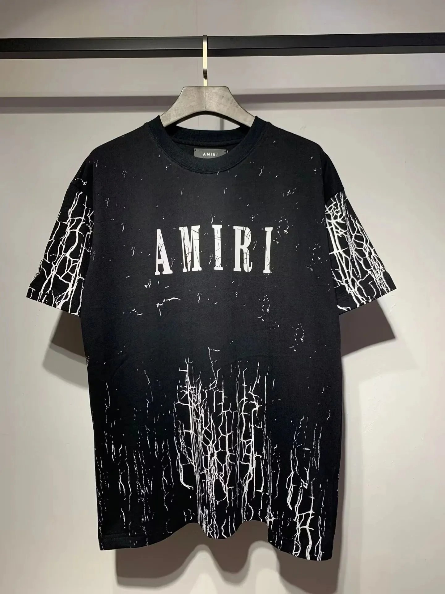 AMIRI T-Shirts Sword Graphic T-Shirt — 666 black