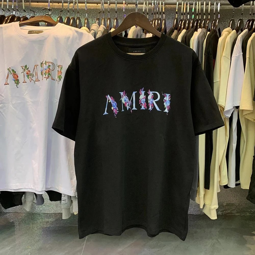 AMIRI T-Shirts Sword Graphic T-Shirt — 906 Black