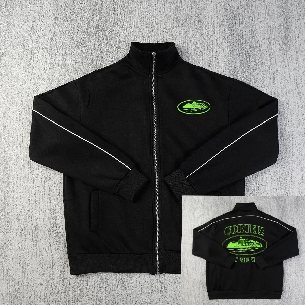 8102 Black and Green [Hoodie]