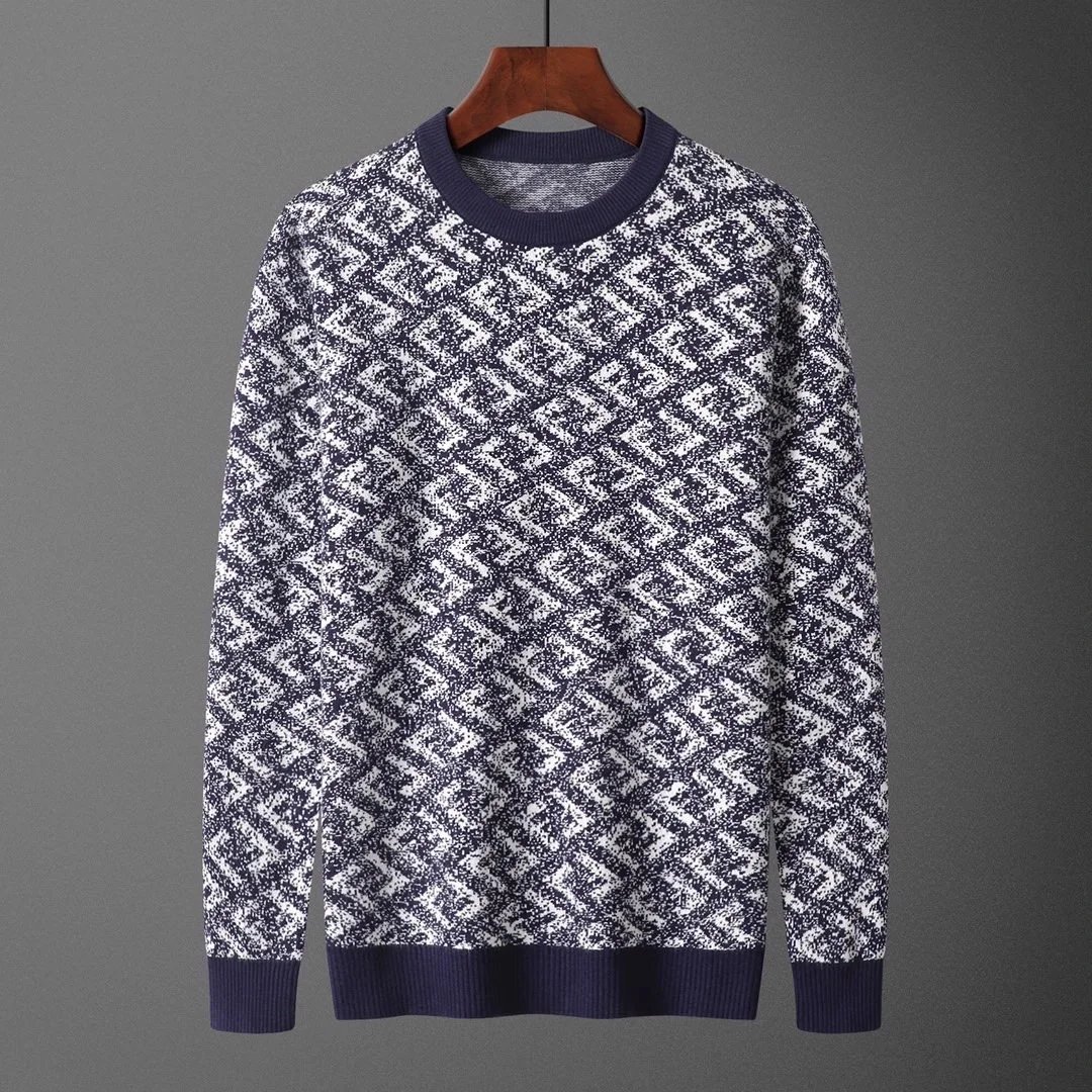 Fendi Knitwear FF Monogram Crewneck Sweater — 6