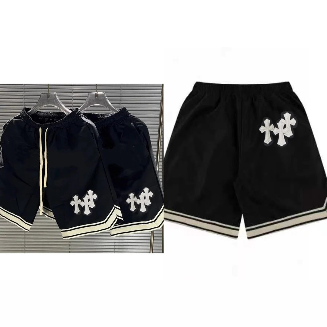 Chrome Hearts Shorts Drawstring with cross patches image 2