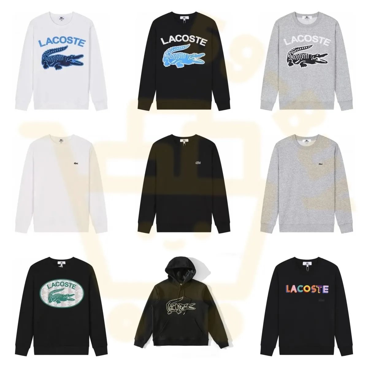 Lacoste Crocodile Logo Hoodies