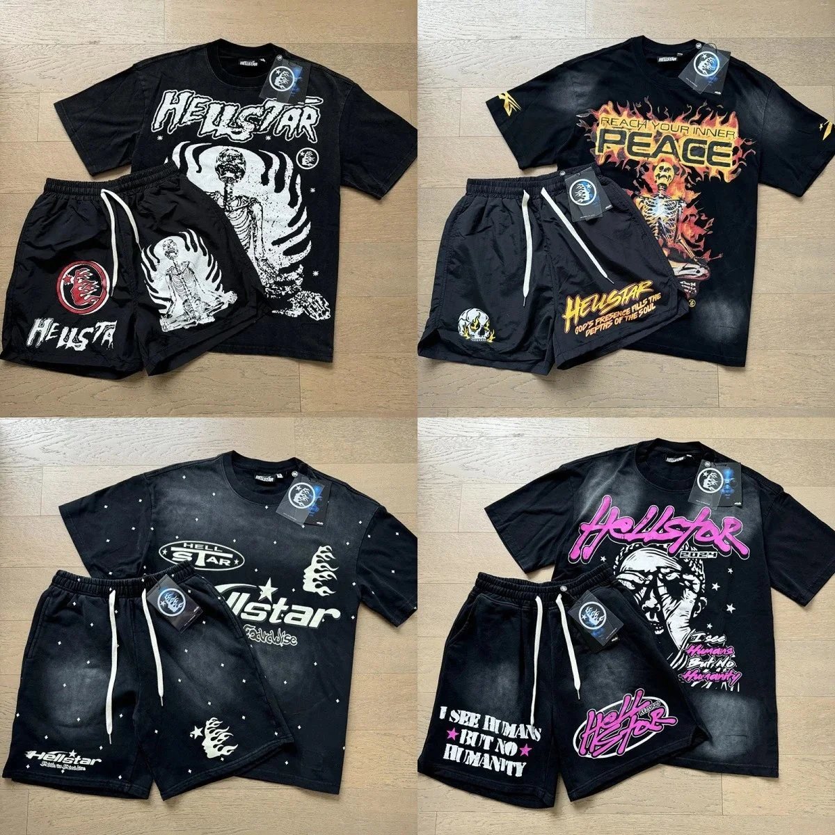 Hellstar T-Shirt/Shorts [12 st