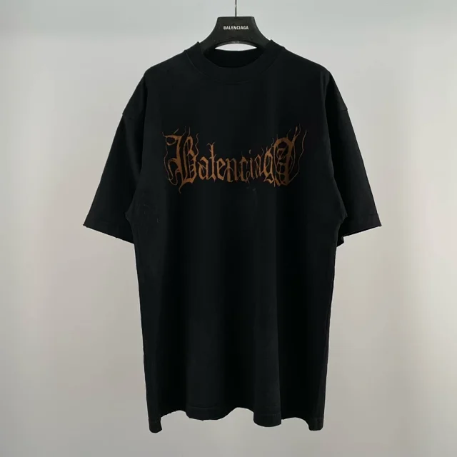 Balenciaga Gothic Logo T-Shirt