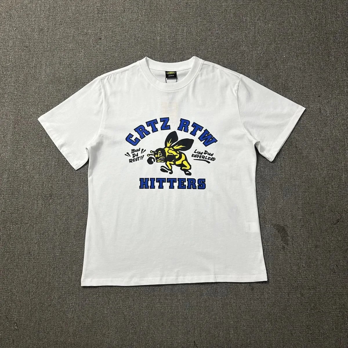 Corteiz T-Shirts Short-Sleeve Crewneck Graphic T-Shirt — 3253 White