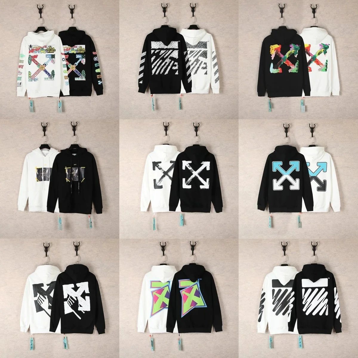 Off-White Arrow Hoodies [36 st
