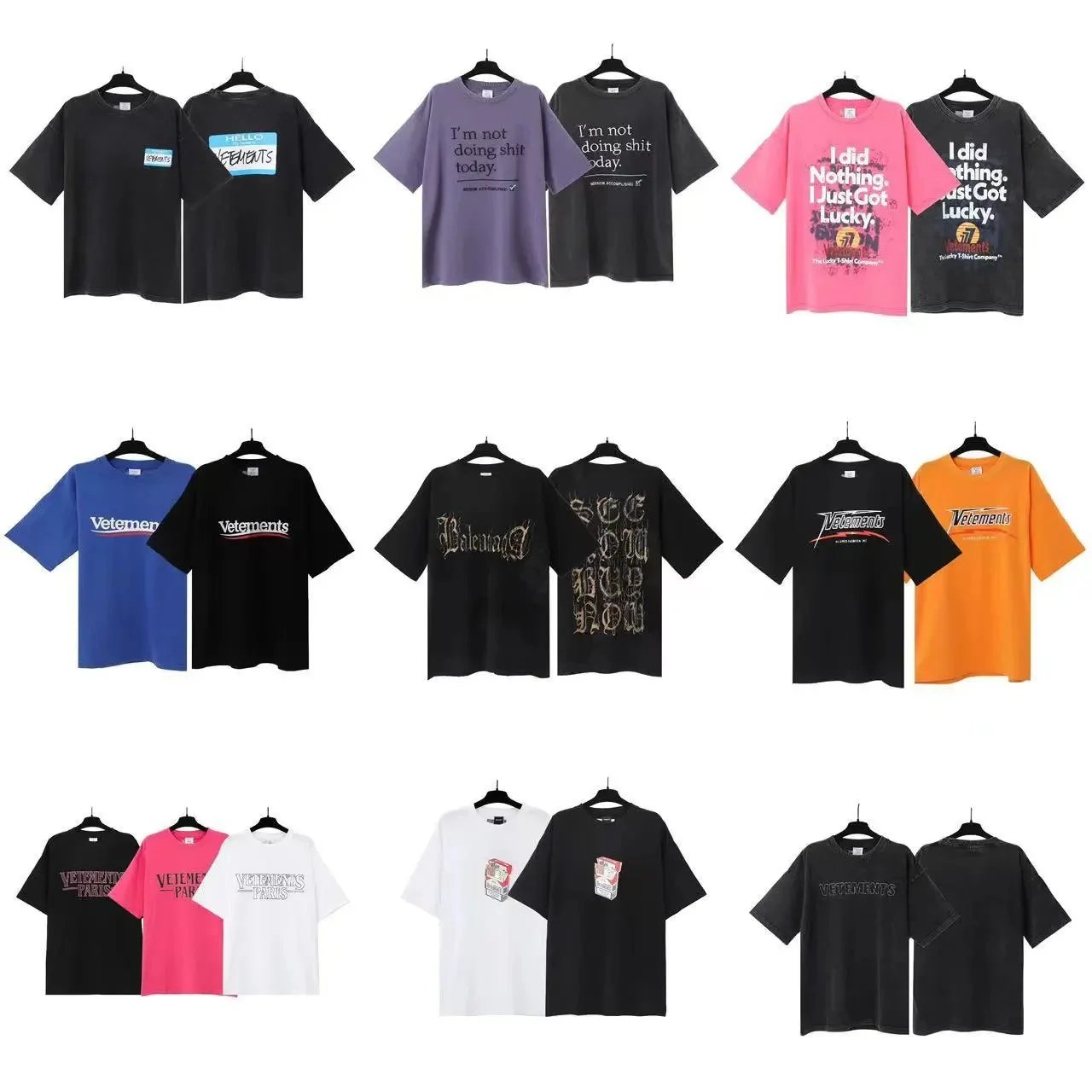 Vetements T-Shirts [40 styles]