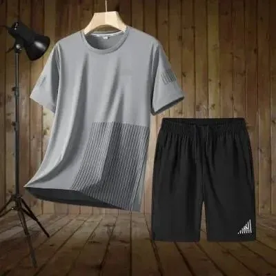 Adidas Originals Performance Set Gray/Black Activewear - 1