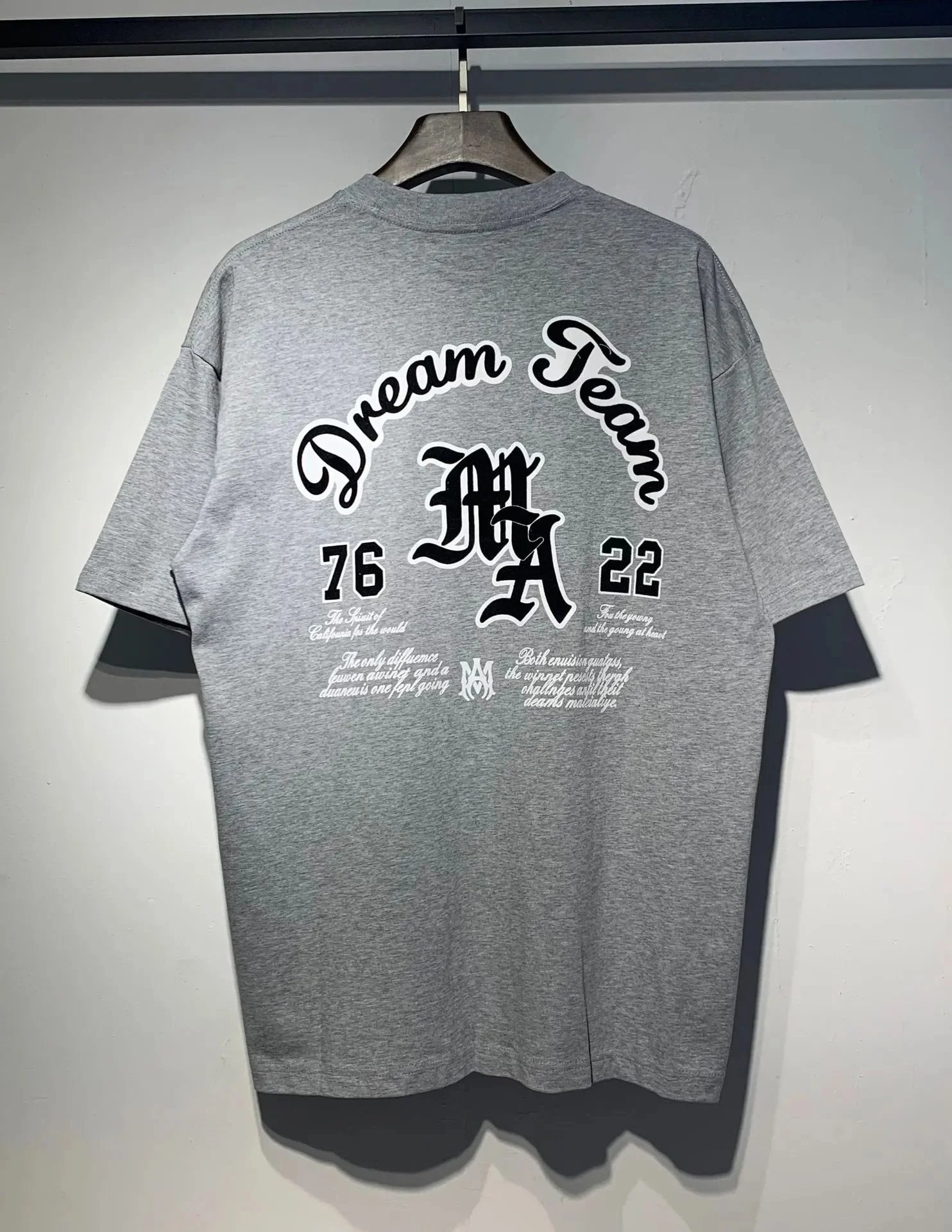 AMIRI T-Shirts Sword Graphic T-Shirt — 710 Gray