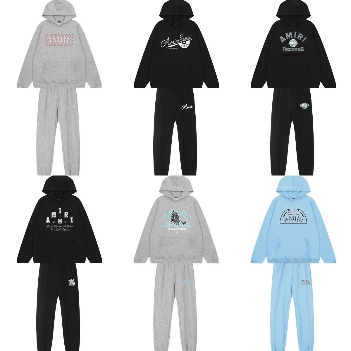 Amiri Records Hoodie & Jogger 