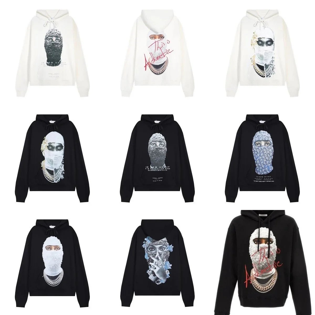 Balaclava Print Hoodies [31 st