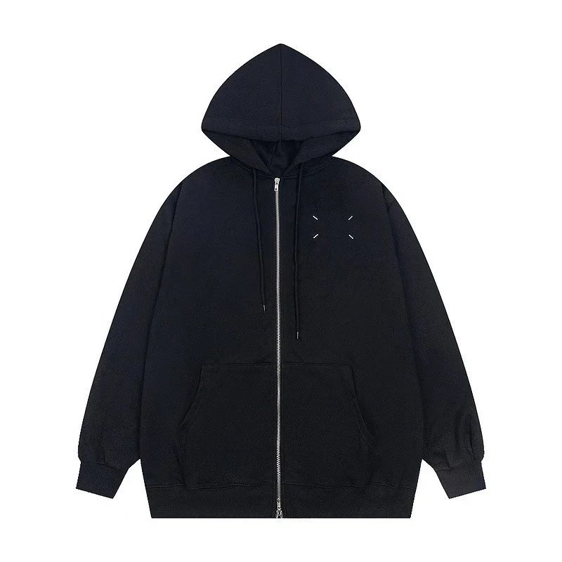 6116 Black Zip Hoodie