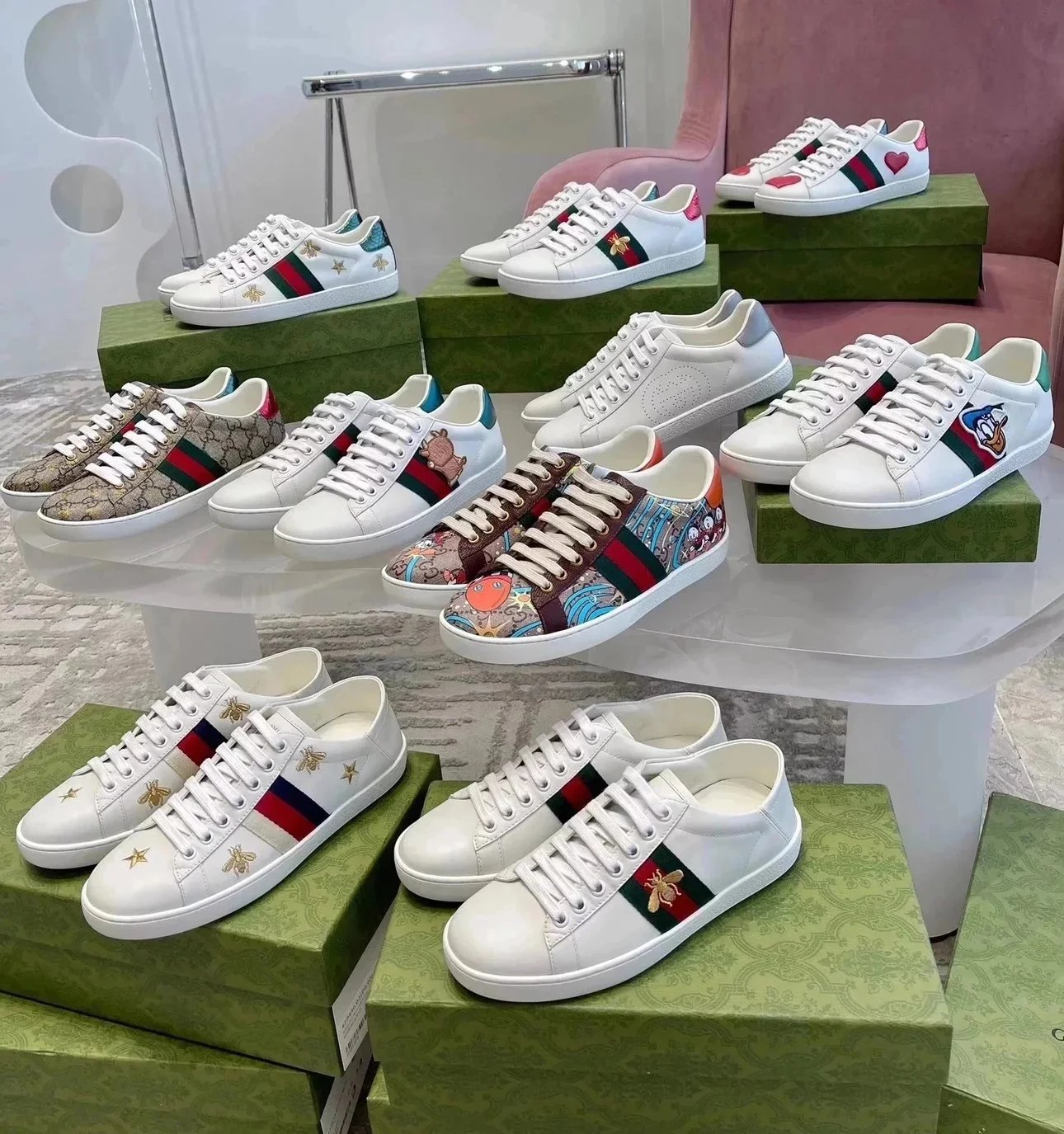 Gucci Ace Sneakers [10 styles]