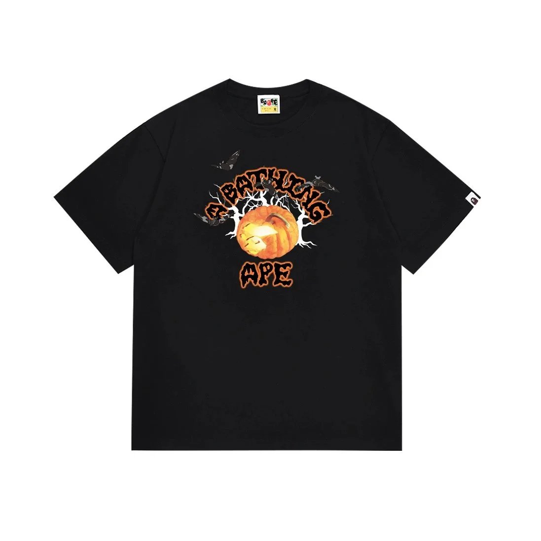 A Bathing Ape T-Shirts graphic logo — 112 black