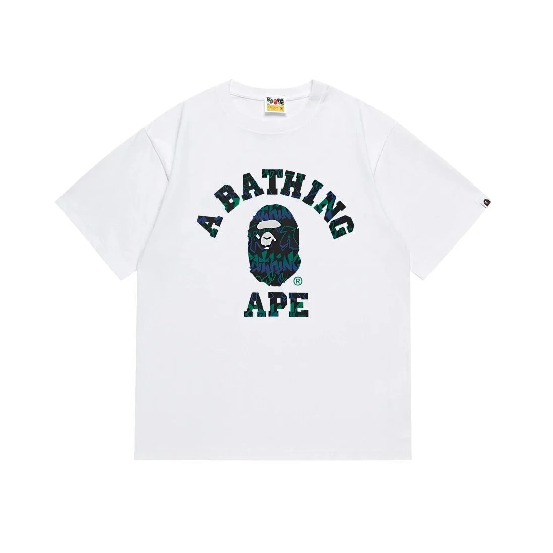 A Bathing Ape T-Shirts graphic logo — 124 white