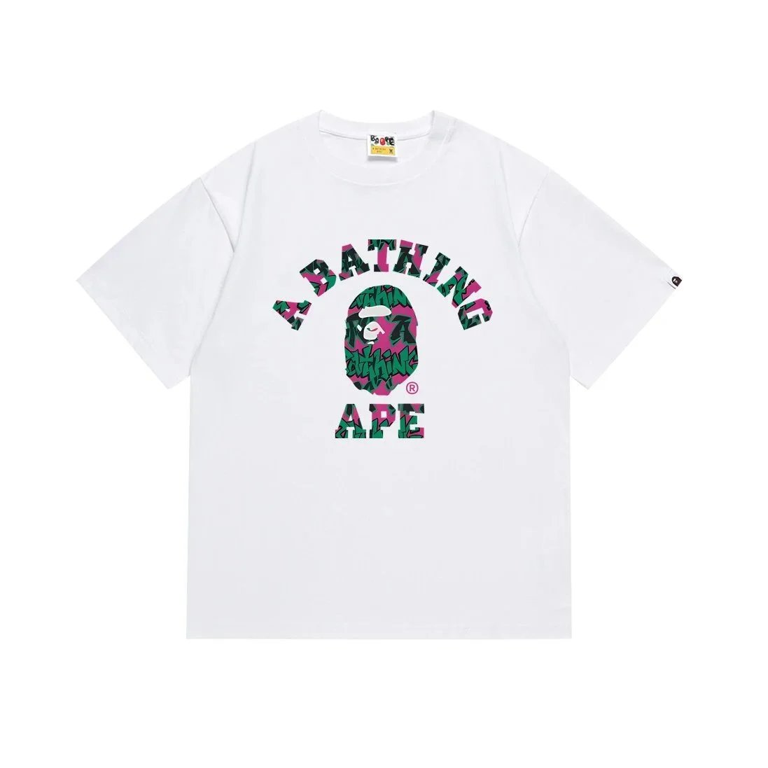 A Bathing Ape T-Shirts graphic logo — 122 white