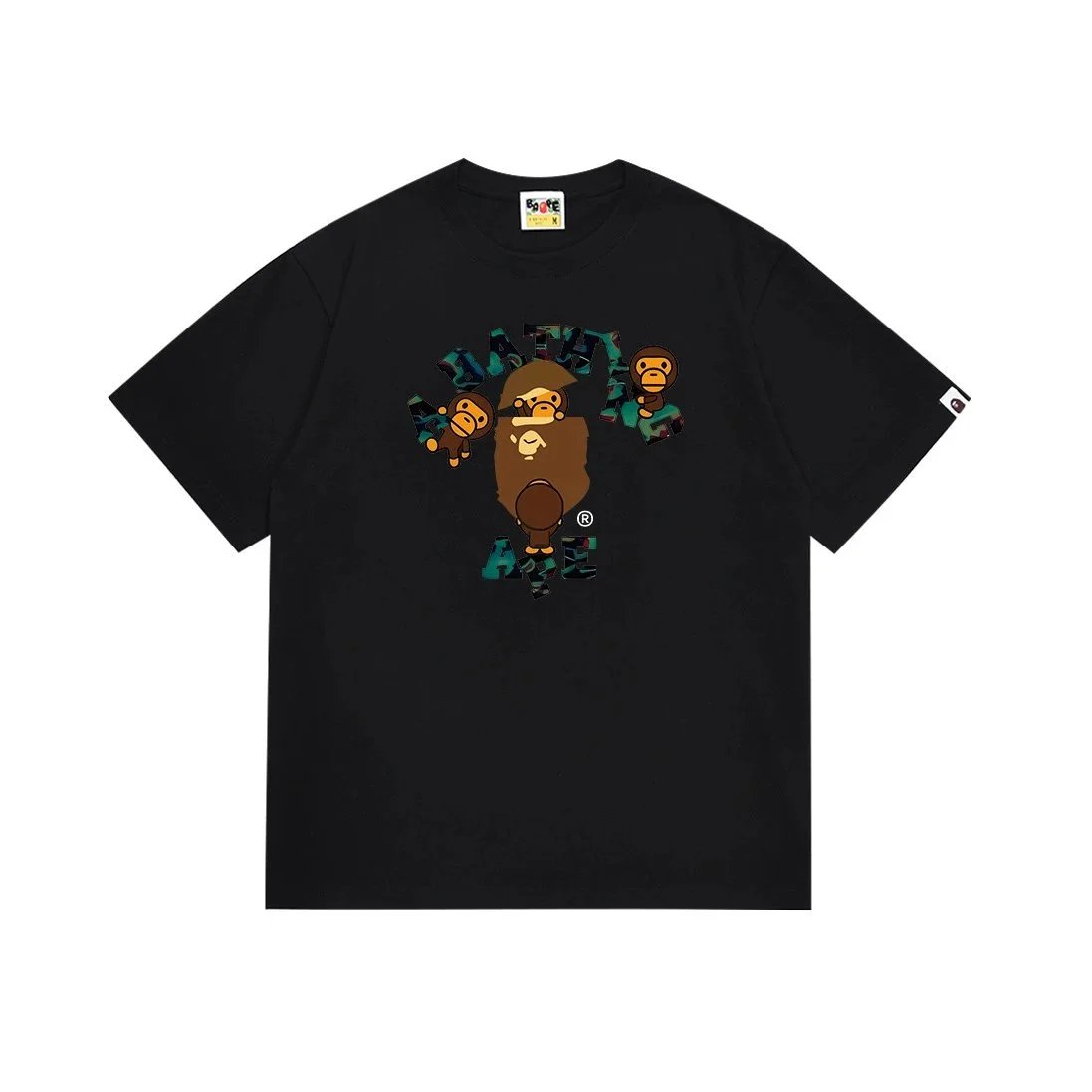 A Bathing Ape T-Shirts graphic logo — 119 black