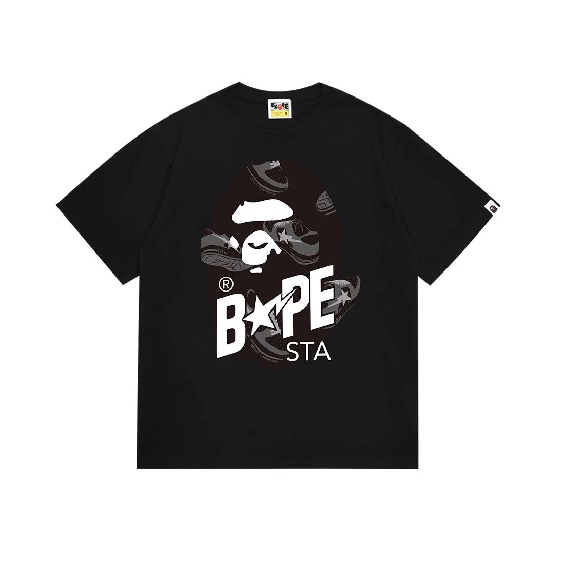 A Bathing Ape T-Shirts graphic logo — 110 black