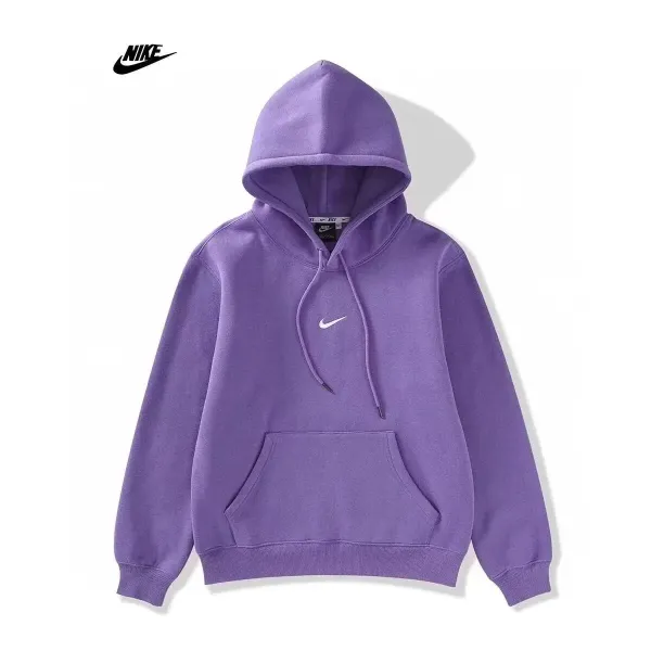 Nike Essential Hoodie Purple Hoodie - 1