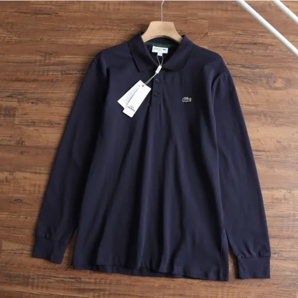 Lacoste Classic Long-Sleeve Polo White - 4
