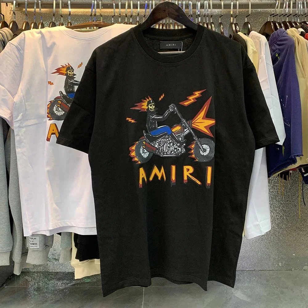 AMIRI T-Shirts Sword Graphic T-Shirt — 917 Black